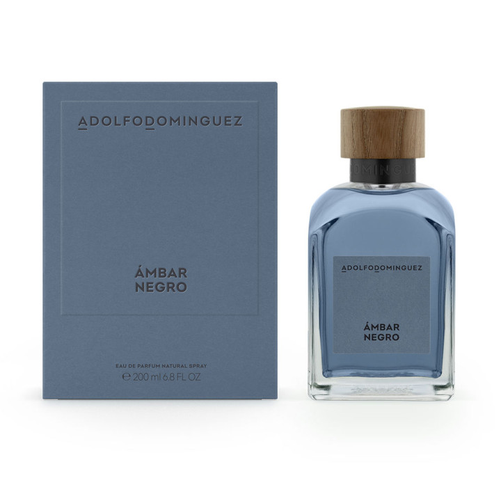 Apa de Parfum cu vaporizator pentru barbati ADOLFO DOMINGUEZ AMBAR NEGRO 200 ml