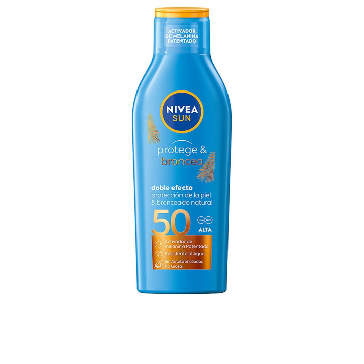 Lotiune de corp pentru stimularea bronzului natural NIVEA SUN PROTEGE&amp;BRONCEA SPF50 200 ml