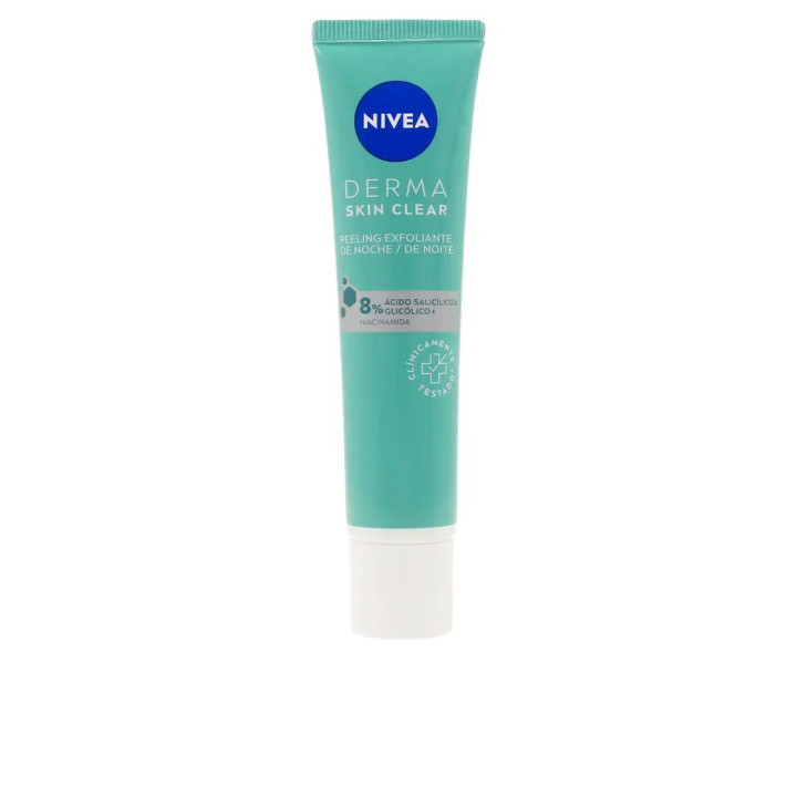 Exfoliant pentru ten cu actiune nocturna NIVEA DERMA SKIN CLEAR 40 ml