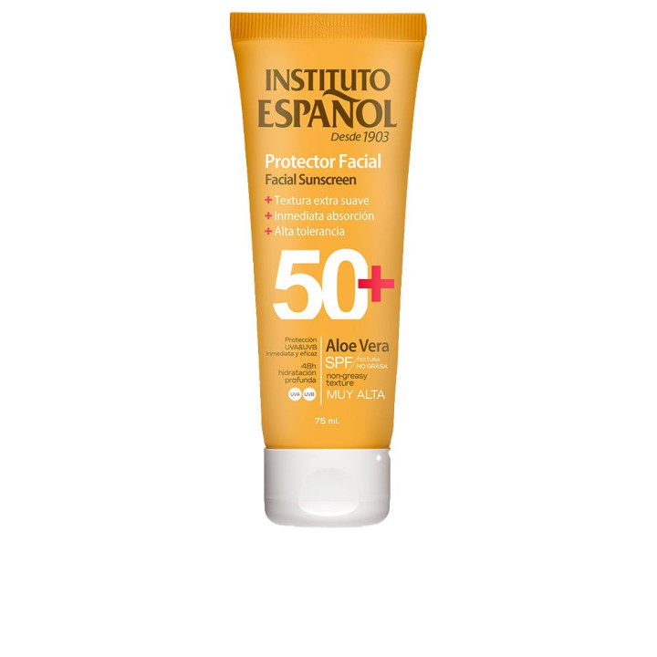 Facial sunscreen Aloe Vera tube SPF 50+ 75 ml