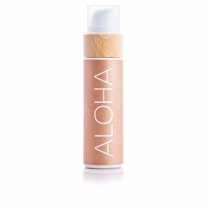 Ulei hidratant cu efect de accelerare a bronzului Cocosolis ALOHA 110 ml