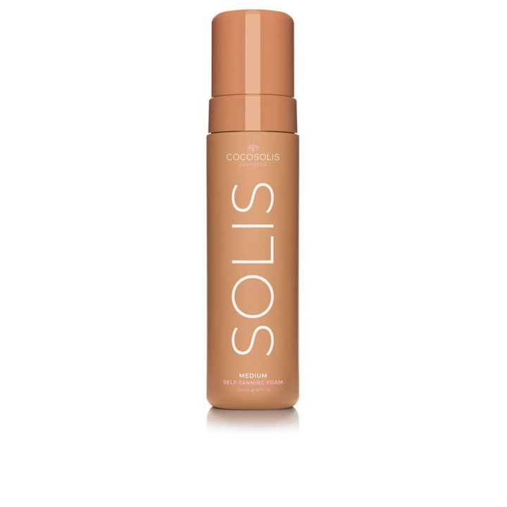 Spuma naturala autobronzanta cu efect de pana la 7 zile Cocosolis SOLIS #medium 200 ml