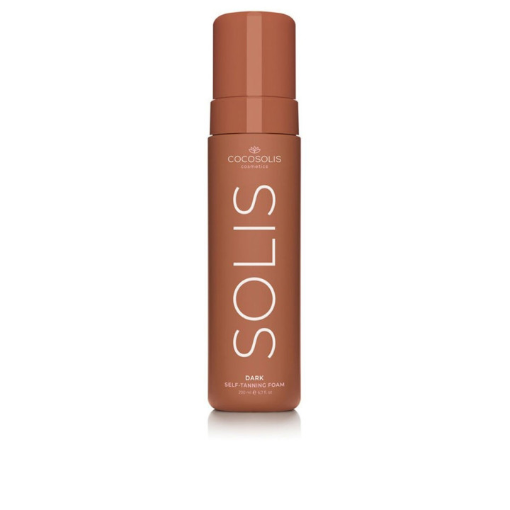 Spuma naturala autobronzanta cu efect de pana la 7 zile Cocosolis SOLIS #dark 200 ml