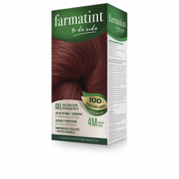 Vopsea permanenta de par FARMATINT GEL 4m castan mahon 1 buc