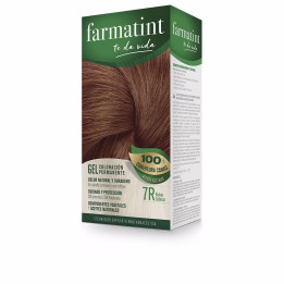 FARMATINT GEL coloración permanente #7r-rubio cobrizo 5 u