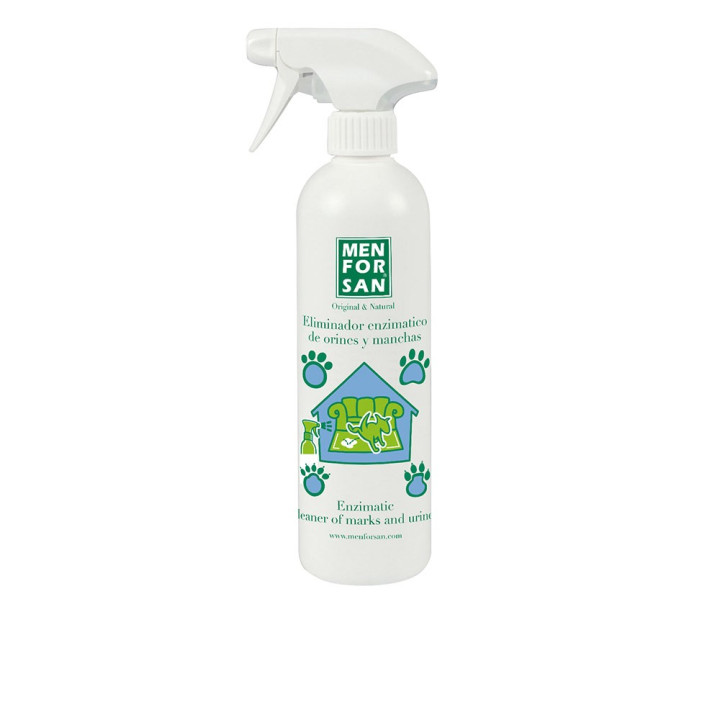 Solutie enzimatica pentru indepartarea petelor si mirosurilor de animale MEN FOR SAN ELIMINADOR 500 ml