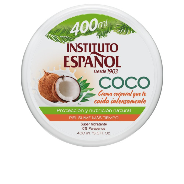 Crema de corp intens hidratanta Instituto Español COCO 400 ml
