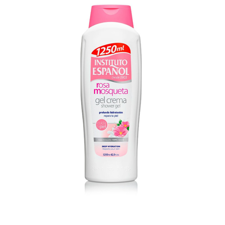 Gel de dus cu textura cremoasa Instituto Español ROSA MOSQUETA 1250 ml