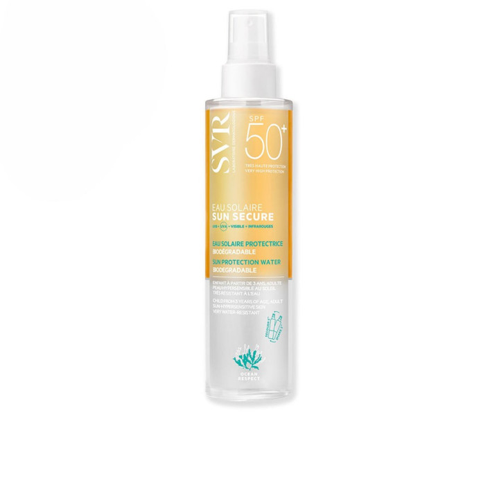 Apa solara bifazica cu textura ultra-usoara SVR SUN SECURE SPF50+ 200 ml