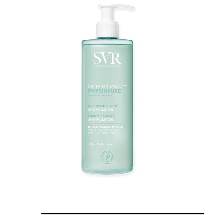 Gel spumant delicat pentru ten SVR PHYSIOPURE 400 ml