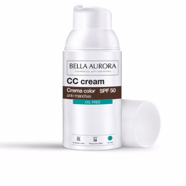 CC Cream anti-rid cu acoperire mare, Bella Aurora CC Cream SPF50, 30 ml