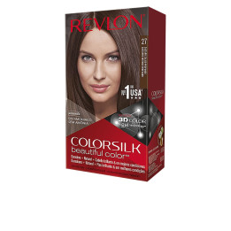 Vopsea de par permanenta fara amoniac Revlon COLORSILK 27 deep warm brown 1 buc