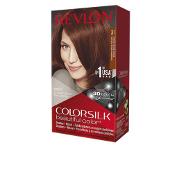 Vopsea de par permanenta fara amoniac Revlon COLORSILK 31 dark brown coppery 1 buc