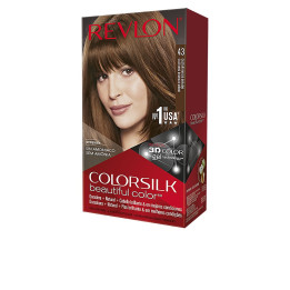 Vopsea de par permanenta fara amoniac Revlon COLORSILK 43 medium golden brown 1 buc