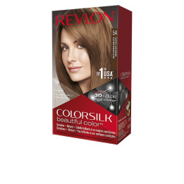 Vopsea de par permanenta fara amoniac Revlon COLORSILK 54 light brown gold 1 buc