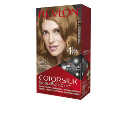 Vopsea de par permanenta fara amoniac Revlon COLORSILK 57 very light golden brown 1 buc