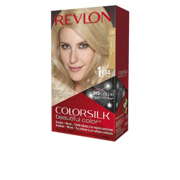 Vopsea de par permanenta fara amoniac Revlon COLORSILK 80 light ash blonde 1 buc
