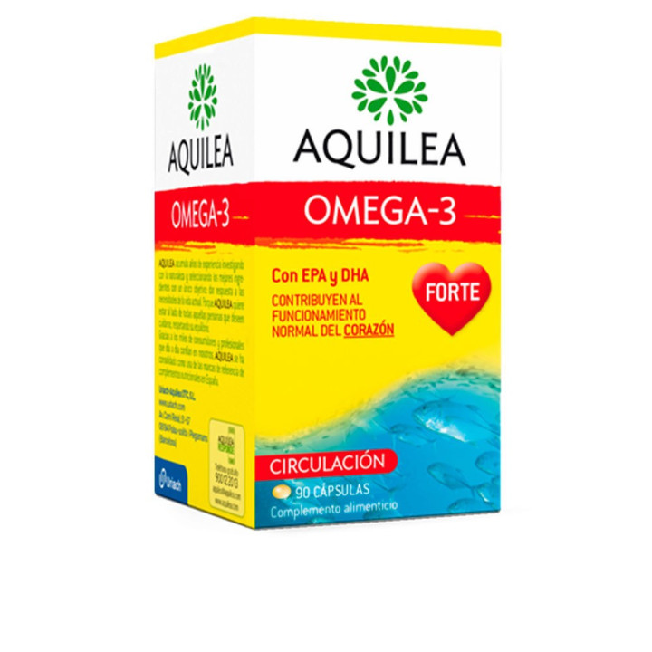 Capsule cu Omega-3 pentru sanatatea cardiovasculara Aquilea OMEGA 3 FORTE 90 buc