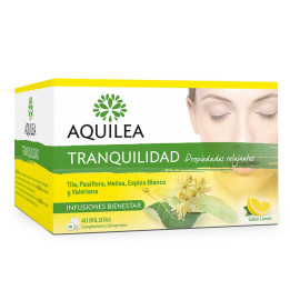 Infuzie cu aroma de lamaie pentru combaterea insomniilor Aquilea INFUSIONES TRANQUILIDAD 40 buc