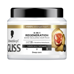 Masca intens reparatoare pentru par uscat si deteriorat Schwarzkopf GLISS TOTAL REPAIR 400 ml