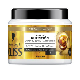 Masca nutritiva si regeneranta pentru varfuri deteriorate Schwarzkopf GLISS OIL NUTRITIVE 400 ml