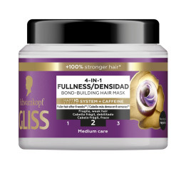 Masca pentru par subtire si lipsit de volum Schwarzkopf GLISS FULL HAIR WONDER 400 ml