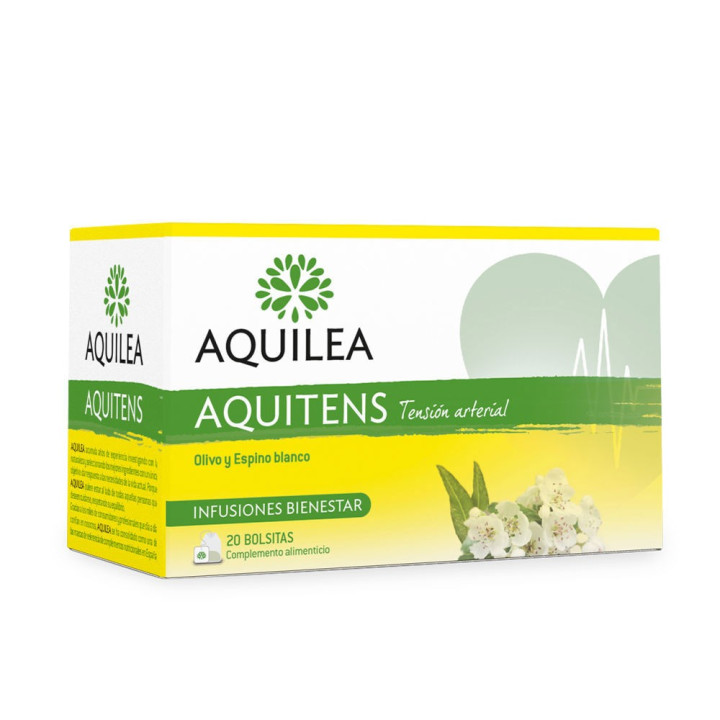 Supliment alimentar pentru mentinerea tensiunii arteriale la nivel normal Aquilea Infusión Aquitens 20 buc