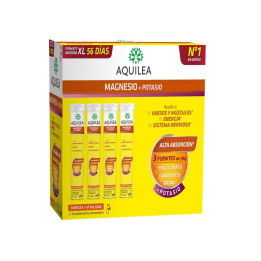 Suplimente alimentare efervescente cu magneziu si potasiu Aquilea MAGNESIO+POTASIO 56 buc
