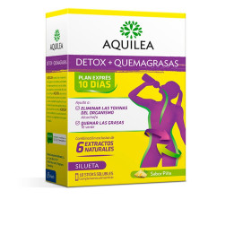 Supliment alimentar pentru detoxifiere si arderea grasimilor Aquilea DETOX Y QUEMAGRASAS 10 buc