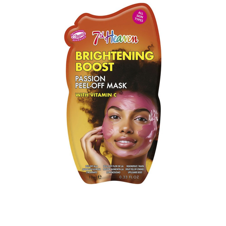 Masca faciala iluminatoare cu floarea pasiunii 7th Heaven PEEL-OFF BRIGHTENING 10 ml