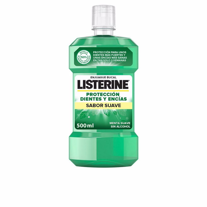 Apa de gura pentru protejarea gingiilor inflamate LISTERINE DIENTES &amp; ENCÍAS ZERO % 500 ml
