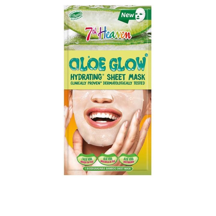 Masca faciala cu aloe vera 7th Heaven ALOE GLOW 16 g