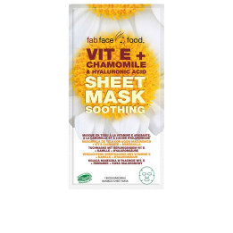 Masca faciala cu vitamina E, musetel si acid hialuronic 7th Heaven FAB FACE FOOD VIT E + CHAMOMILE &amp; HYALURONIC ACID 1 buc
