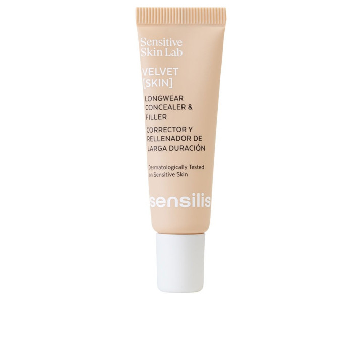 Corector 2 in 1 cu acoperire ridicata Sensilis VELVET SKIN 01 light 7 ml