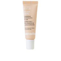 Corector 2 in 1 cu acoperire ridicata Sensilis VELVET SKIN 02 beige 7 ml