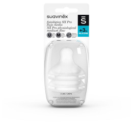 Tetina fiziologica din silicon cu flux mediu Suavinex TETINA 2 buc