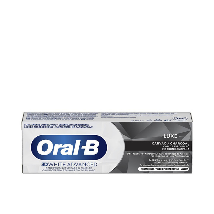Pasta de dinti cu carbune Oral-B 3D WHITE LUXE 75 ml