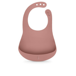 SELECTION silicone bib +4m #Pink 1 unit