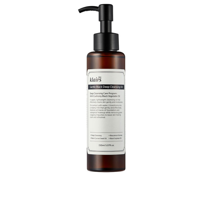 Ulei de curatare faciala Klairs GENTLE BLACK 150 ml