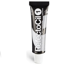 Vopsea profesionala pentru gene si sprancene Refectocil EYELASH AND EYEBROW TINT 1 negru pur 15 ml