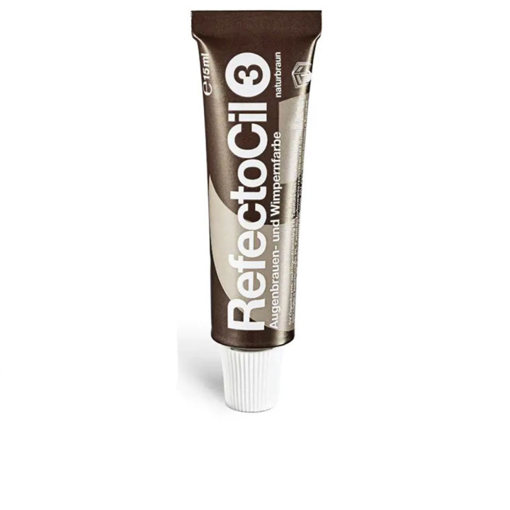 Vopsea profesionala pentru gene si sprancene Refectocil EYELASH AND EYEBROW TINT 3 saten 15 ml