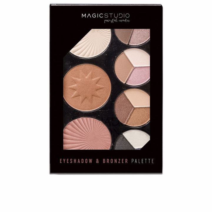 Paleta de farduri de pleoape si bronzer MAGIC STUDIO EYESHADOW &amp; BRONZER PALETTE 23 g