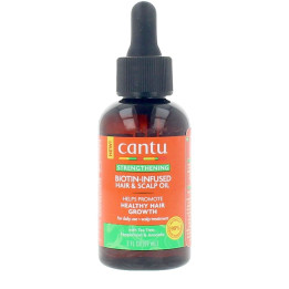 Ulei pentru par si scalp cu efect de crestere si hranire cantu BIOTIN-INFUSED 59 ml