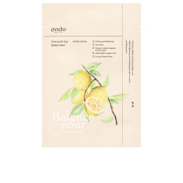 Masca spumanta si detoxifianta pentru ten Ondo Beauty CHARCOAL &amp; YUJA 25 ml