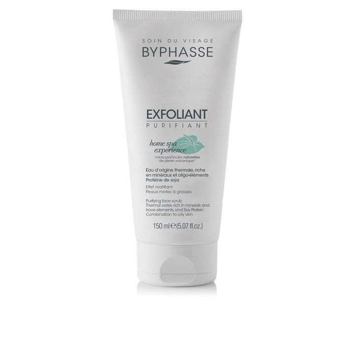 Exfoliant facial delicat cu efect de matifiere BYPHASSE HOME SPA EXPERIENCE 150 ml