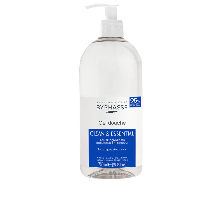 Gel de dus hidratant cu textura cremoasa BYPHASSE BACK TO BASICS 750 ml