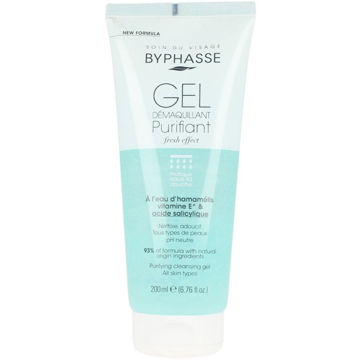 Gel demachiant purificator cu efect de curatare BYPHASSE GEL DESMAQUILLANTE 200 ml