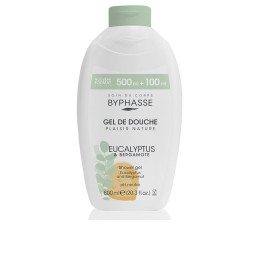 Gel de dus revigorant cu extract de eucalipt si bergamota BYPHASSE EUCALYPTUS &amp; BERGAMOTE 600 ml