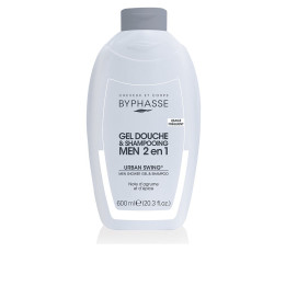 Gel de dus revitalizant 2 in 1 pentru barbati BYPHASSE URBAN SWING 600 ml