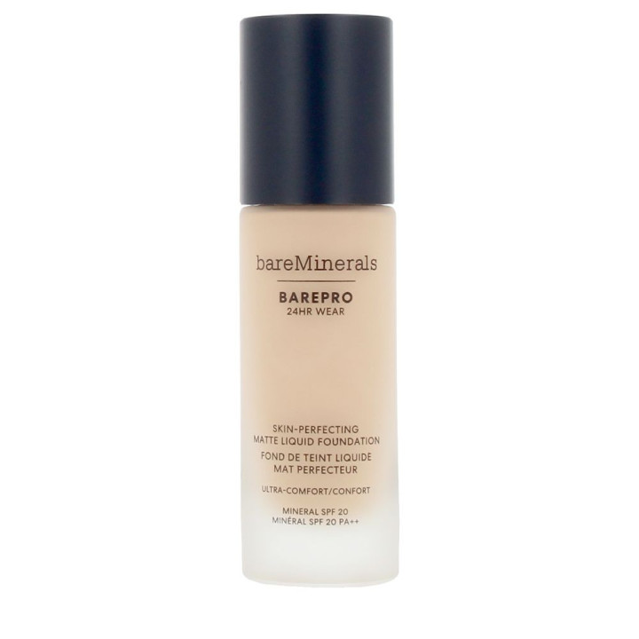 Fond de ten fluid cu finisaj mat bareMinerals BAREPRO 24HR WEAR #fair 15 neutral 30 ml